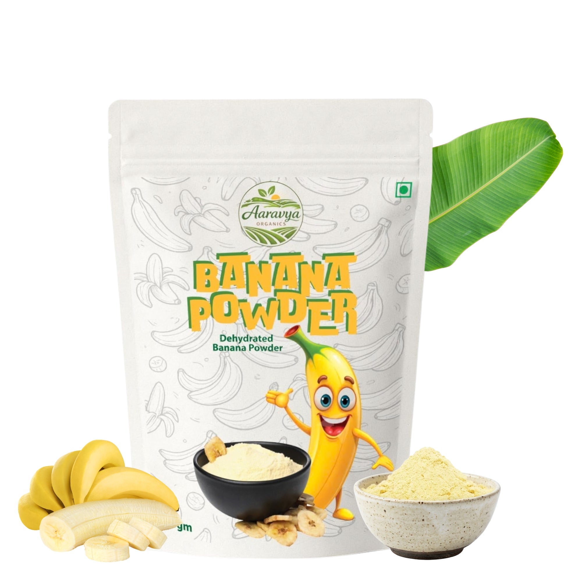 Banana Powder | 250g | Kerala Nendran Bananas | 100% Natural Raw Banana Powder | No Added Sugar or Preservatives