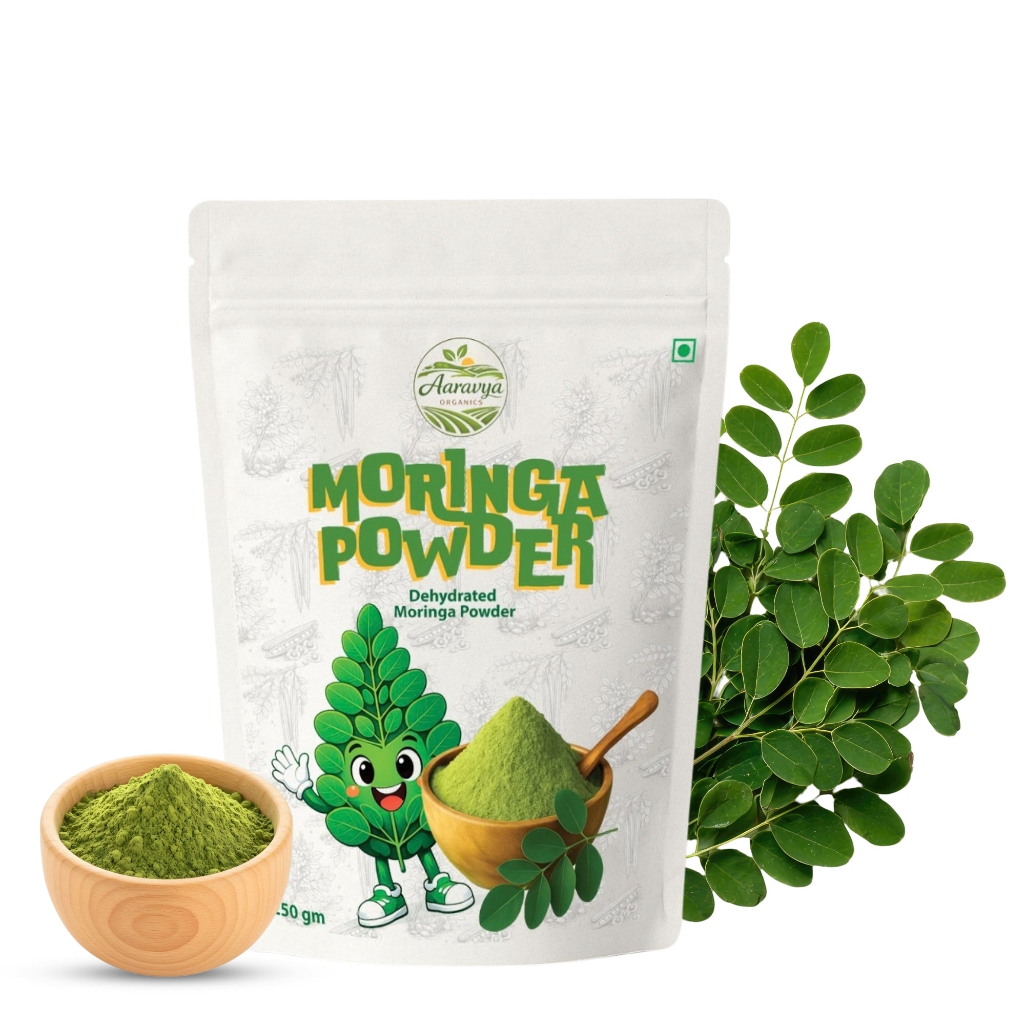 Premium Organic Moringa Powder – 100% Pure Natural Superfood for Energy & Immunity