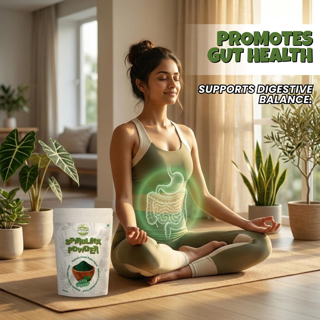 Spirulina Powder 100g | Pure Blue Green Algae Superfood | Rich in Protein, Vitamins & Minerals | Vegan, Gluten-Free, Non-GMO | Finely Milled Spirulina for Immunity, Energy & Detox | Natural Dietary Supplement for Men & Women