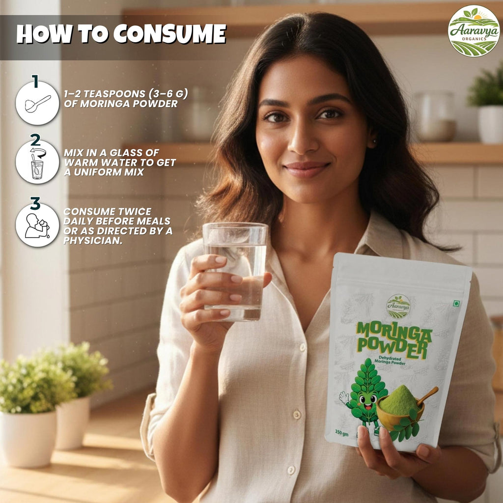Premium Organic Moringa Powder – 100% Pure Natural Superfood for Energy & Immunity